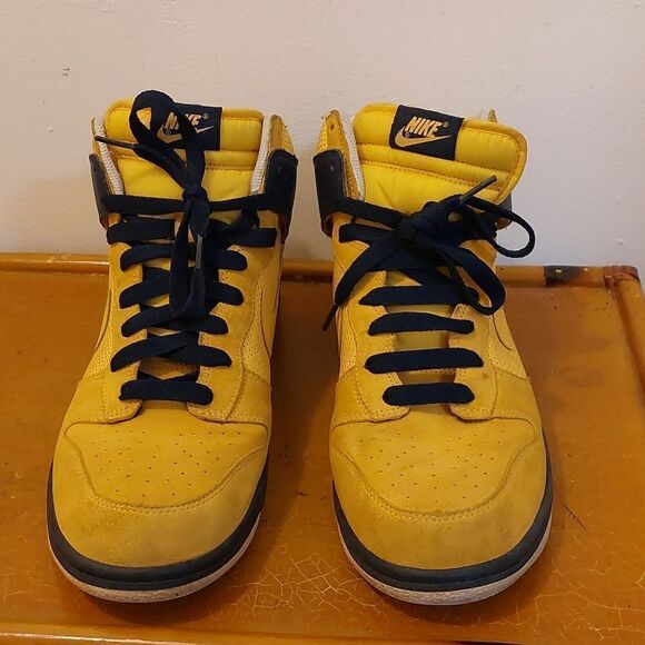 2008 Nike Dunk High Cal Bears Michigan 317982-771 - Picture 1 of 6